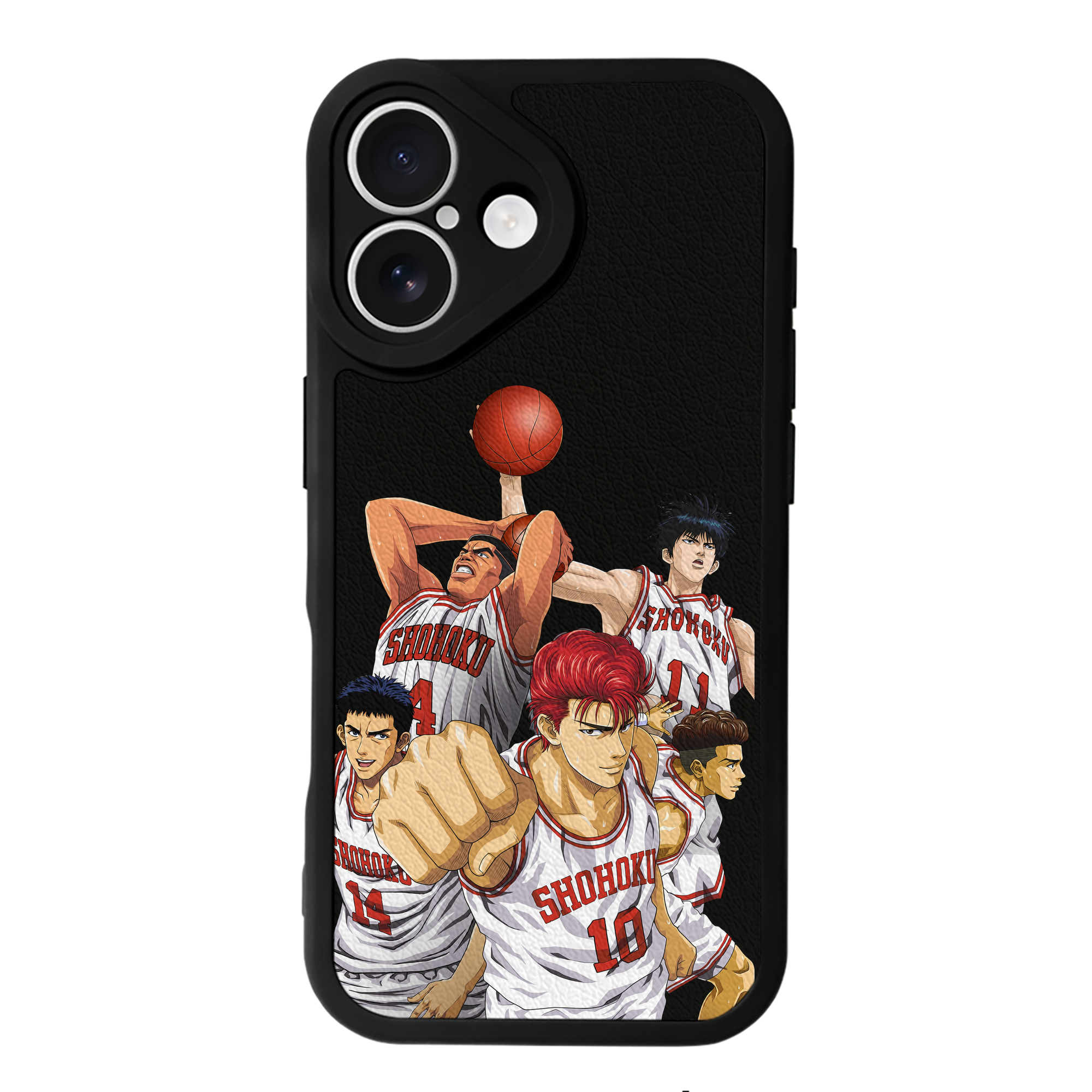 （画像用） SLAM DUNK／スラムダンク 【iPhone 16シリーズ対応】シリコンスマホケース（レザー調） 材質：シリコン